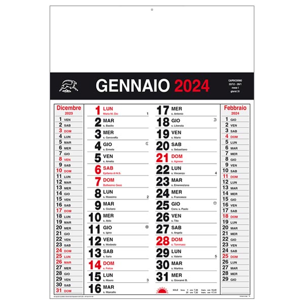 Calendari olandesi 2024 catalogo n° 2