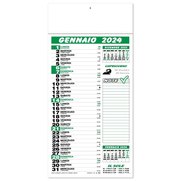 Calendari olandesi 2024 catalogo n° 3
