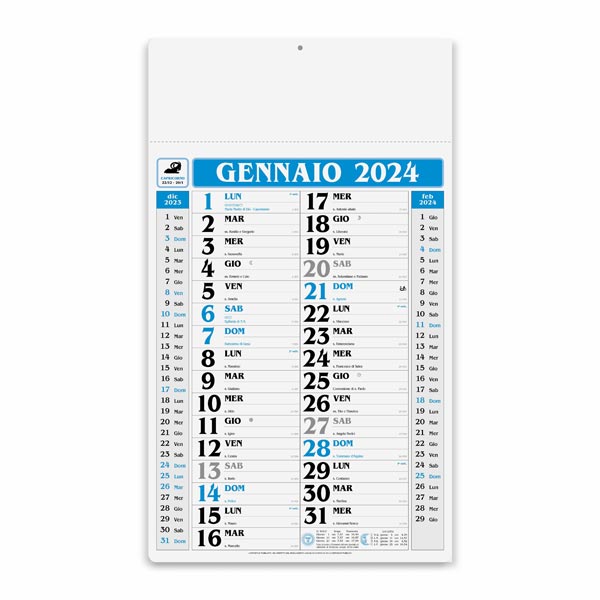 Calendario olandese 2024 PA520BL