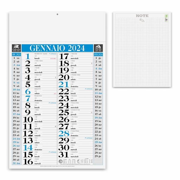 Calendario olandese 2024 PA640BL Calendario olandese 2024 PA640BL