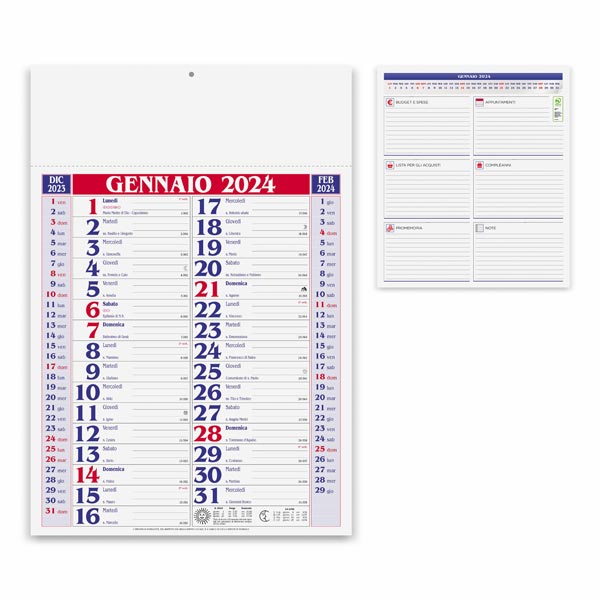 Calendario olandese 2024 PA650RO Calendario olandese 2024 PA650RO