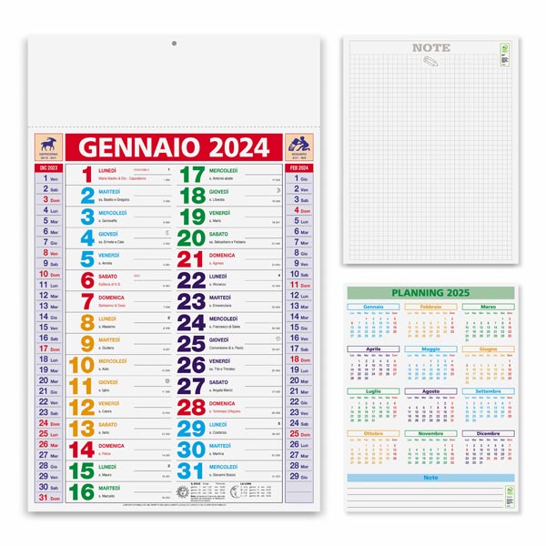 Calendario olandese 2024 PA600 Multicolor