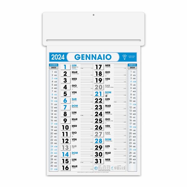 Calendario olandese passafoglio 2024 PA550BL Calendario olandese passafoglio 2024 PA550BL