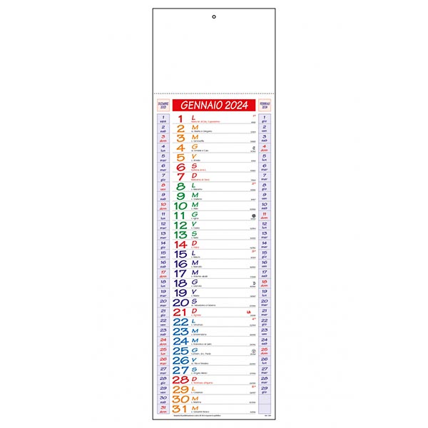 Calendario olandese silhouette 2024 C0990 multicolor Calendario olandese silhouette 2024 C0990 multicolor