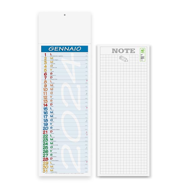 Calendario olandese silhouette multicolor 2024 PA660 Calendario olandese silhouette multicolor 2024 PA660