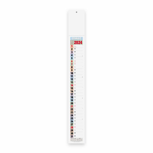 Calendario olandese silhouette multicolor 2024 PA678 Calendario olandese silhouette multicolor 2024 PA678